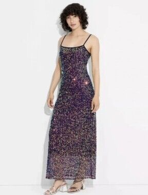 NWT Sequin Maxi Dress